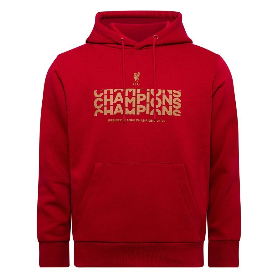 Liverpool Hoodie Champions - Red/Gold - Men's-SoccerKits Hub | Buy Soccer Jerseys Online